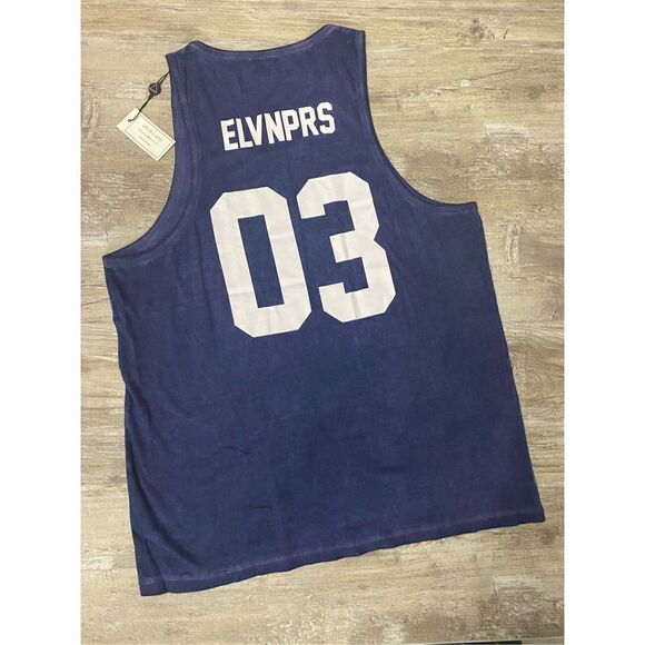 Les (Art)ists Other - ELVNPRS X LES (ART)ISTS Mens Blue Tank Top Street Wear  Size 2XL Eleven Paris